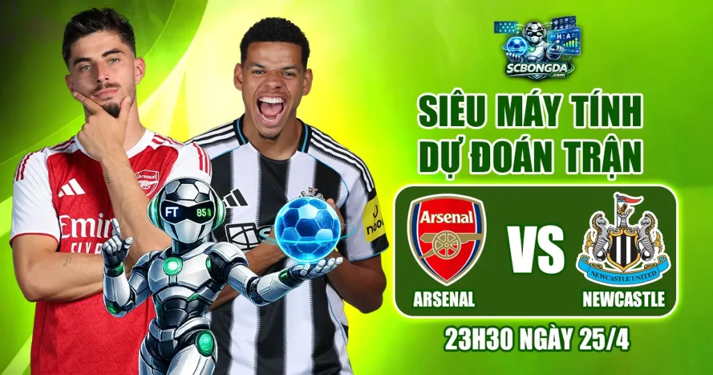 Arsenal đấu với Newcastle